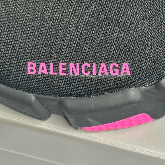 Balenciaga Speed LT Clear Knit Sneakers Size 37 - Picture 6 of 9